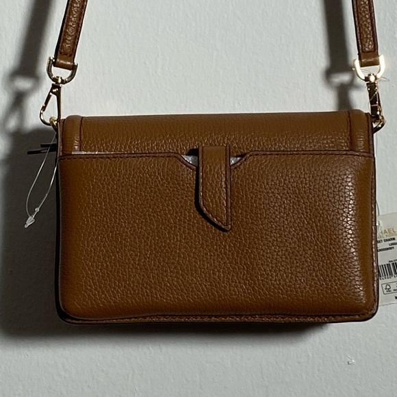 Michael Kors Tan Leather Crossbody Bag - Picture 7 of 12